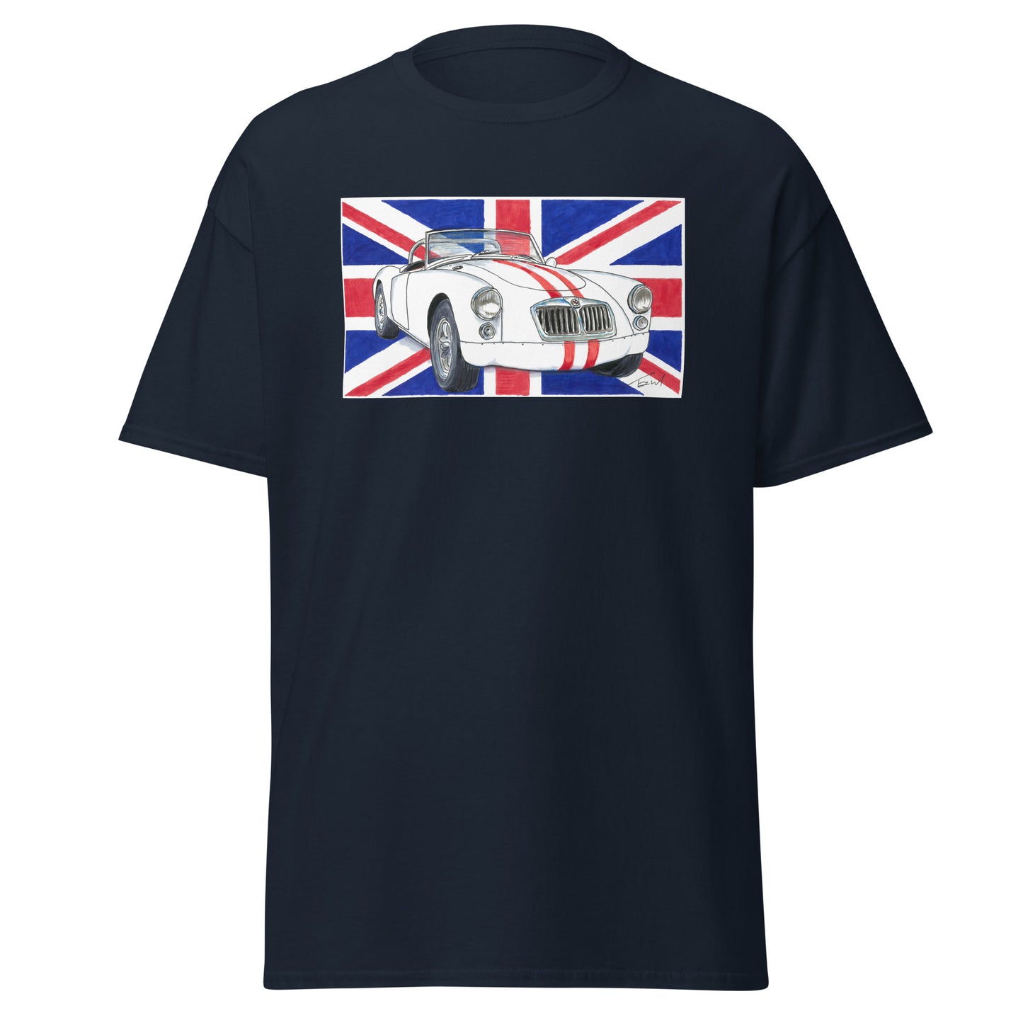 British 1962 MGA Union Jack Men's classic tee