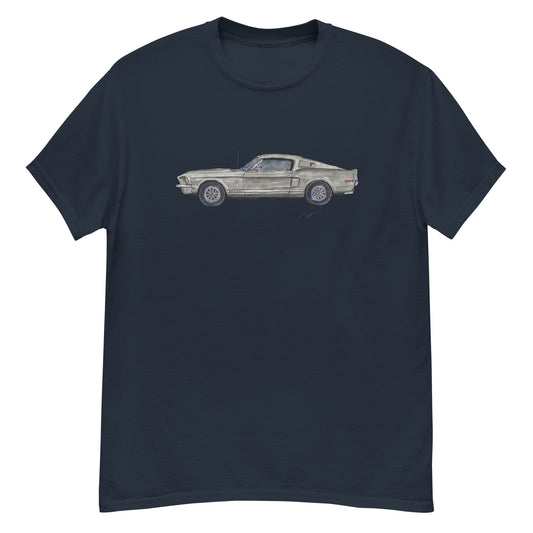 1968 M Shelby GT500 Silver Men's classic tee