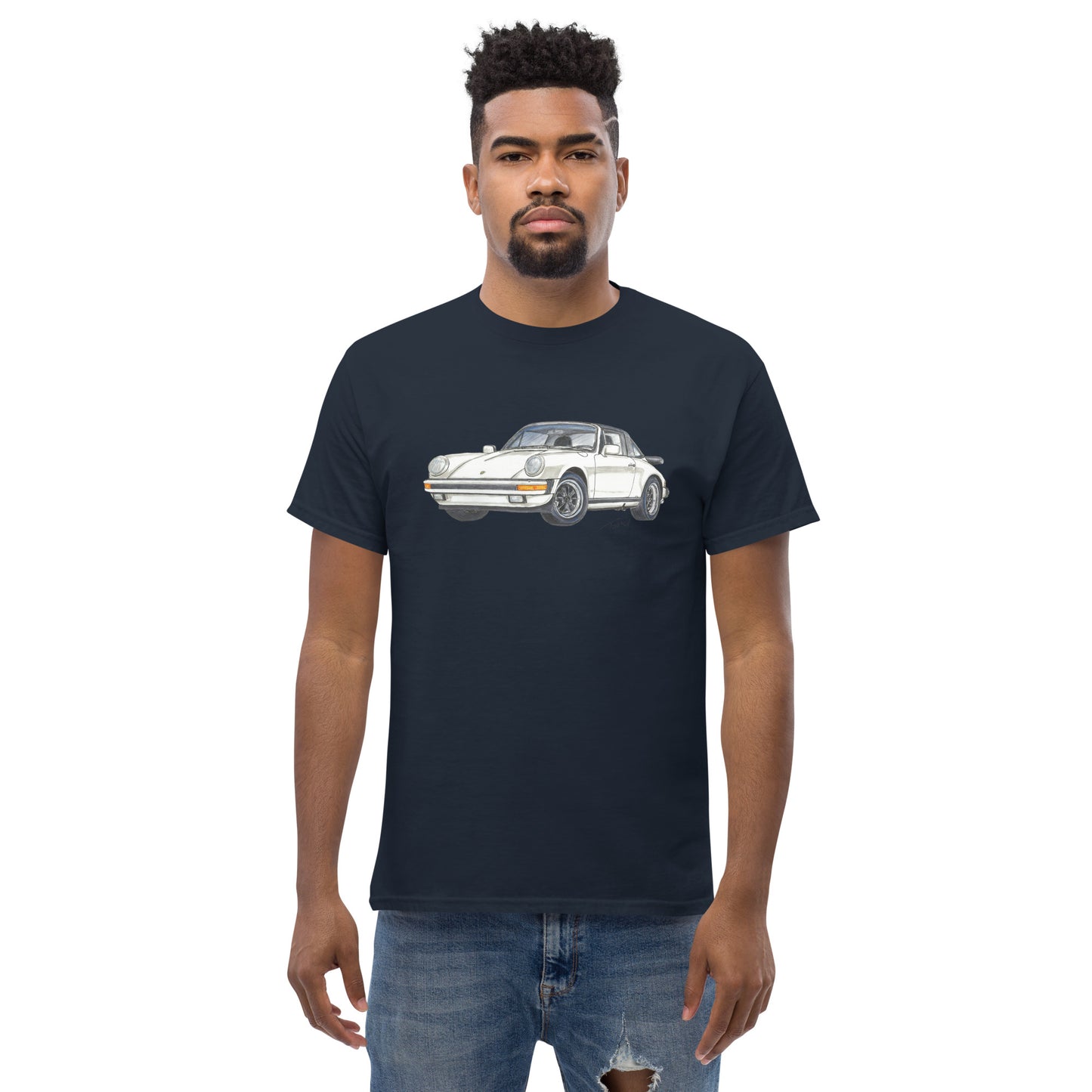 1986 911 Targa White Men's classic tee