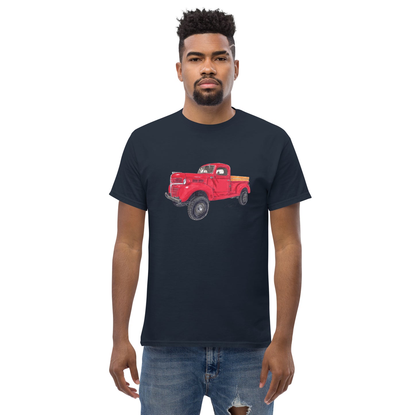 Vintage 1946 D Red Truck Men's classic tee