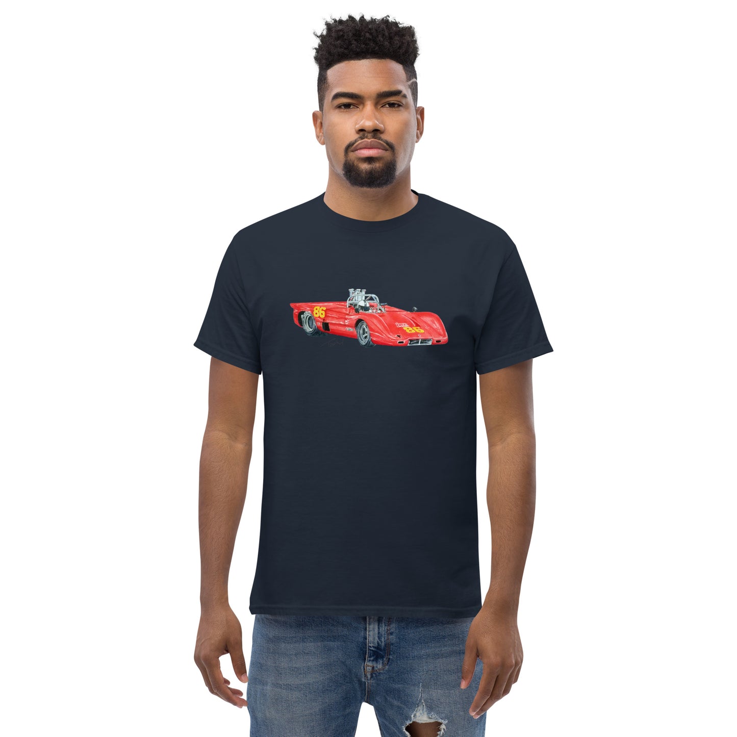 British 1970 McL CAN AM Racecar Men's classic tee