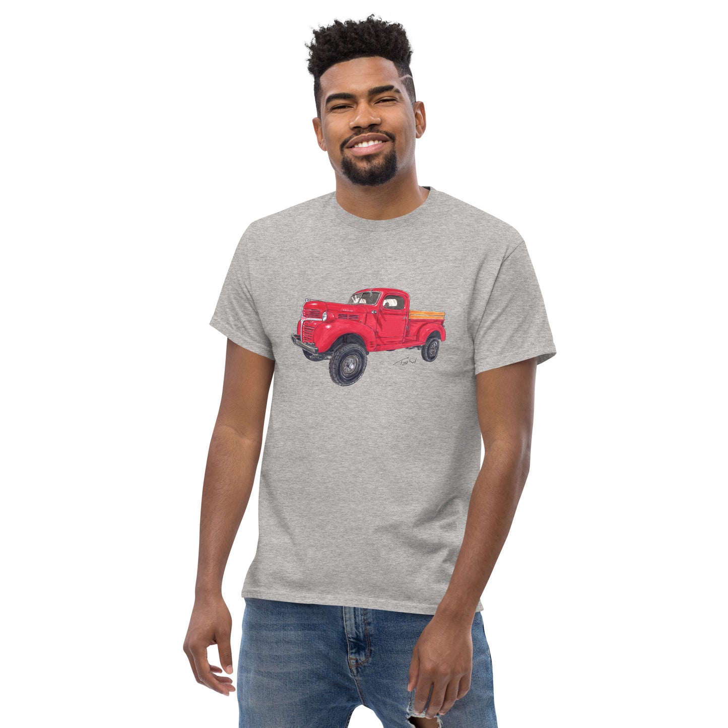 Vintage 1946 D Red Truck Men's classic tee