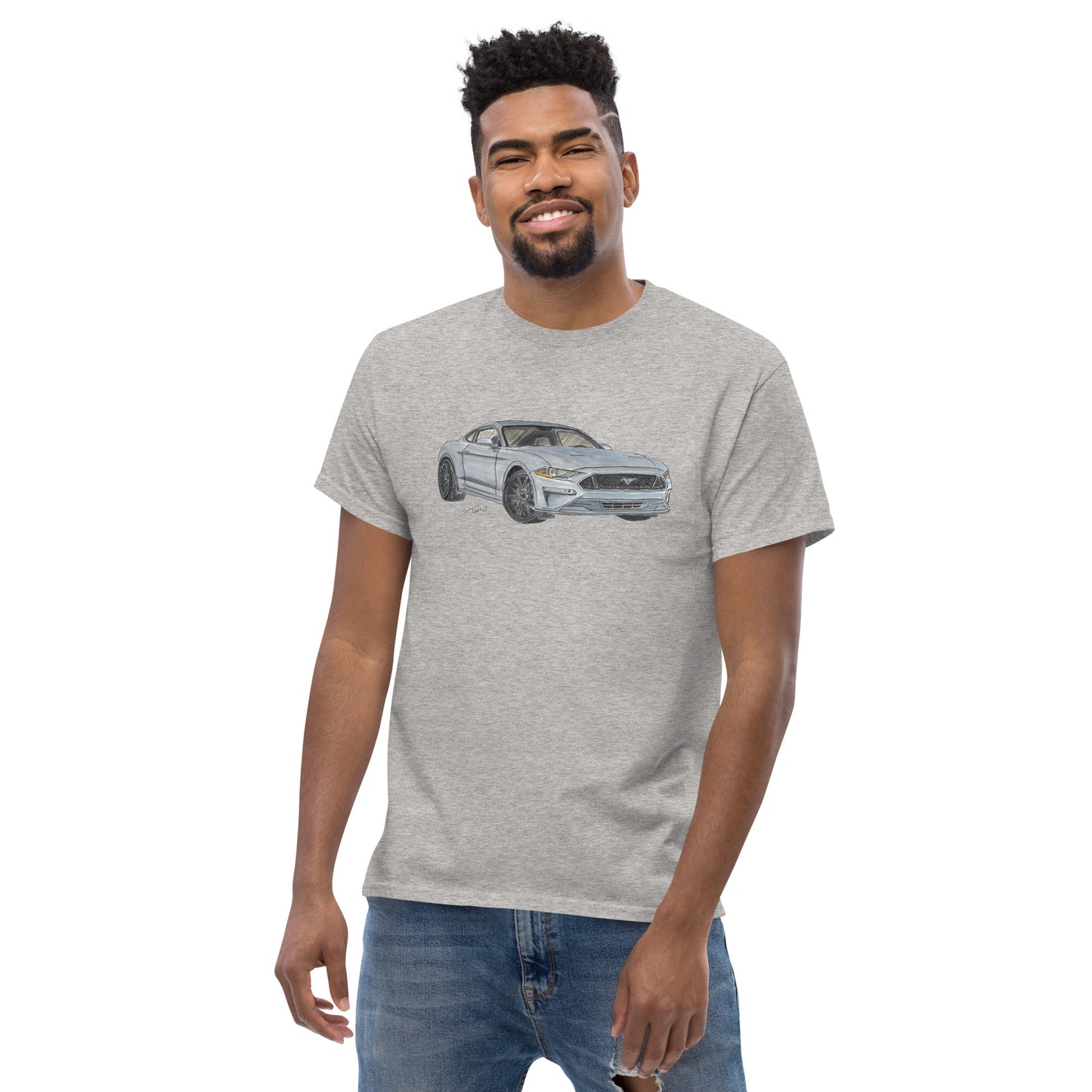 2021 FM GT350 Silver Men's classic tee