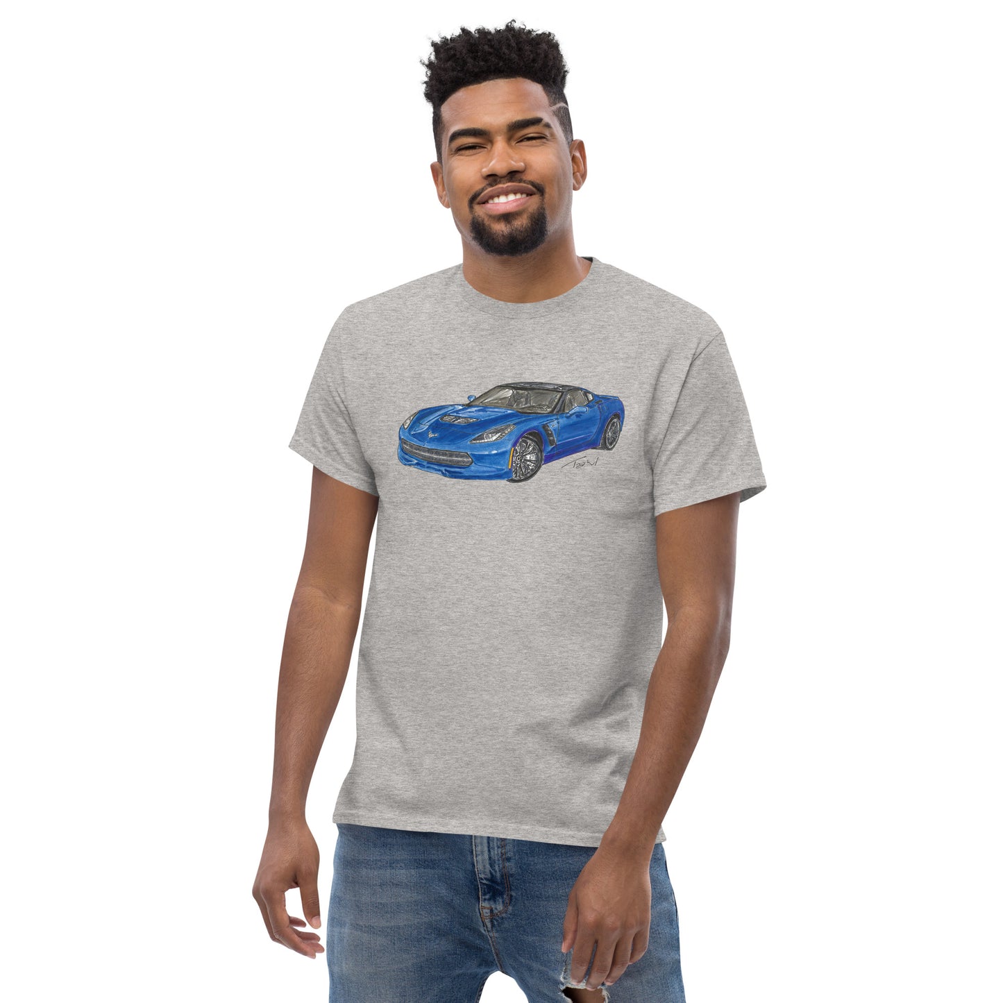 2015 C Stingray Blue Men's classic tee