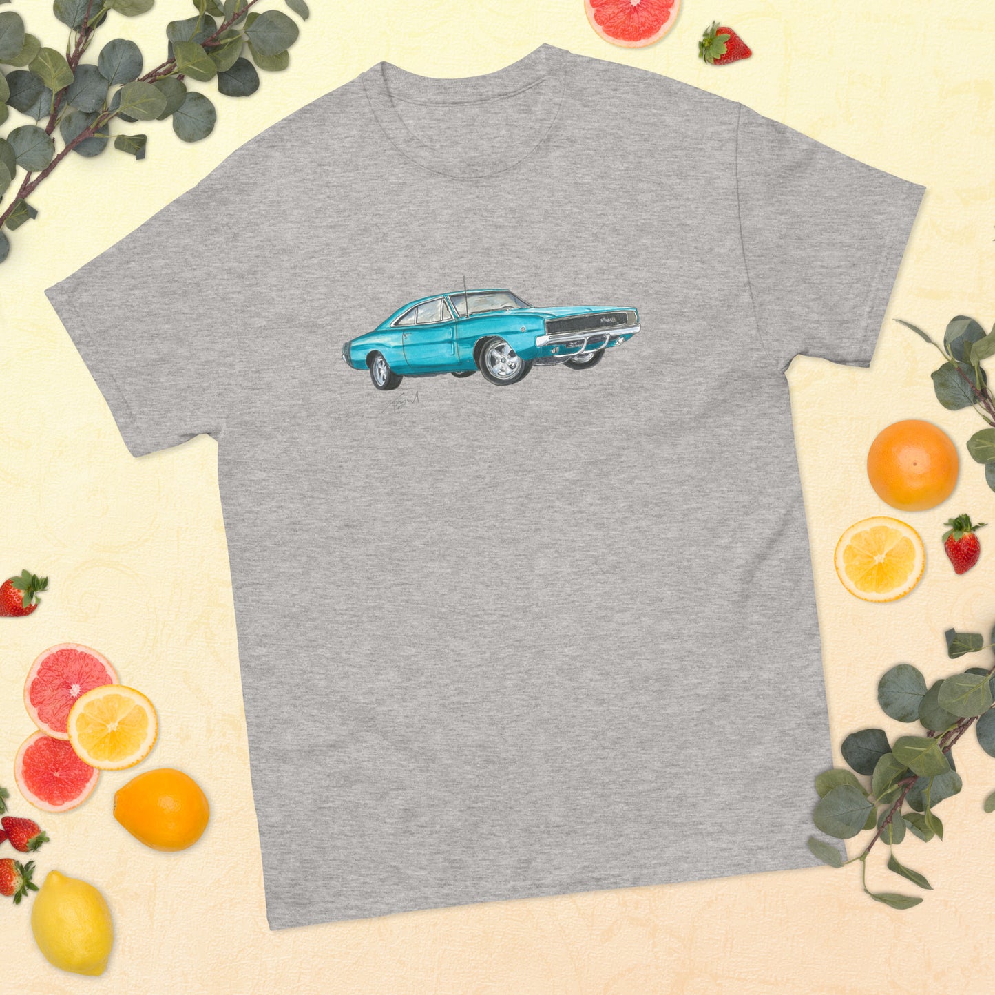 1968 Charger Blue Men's classic tee