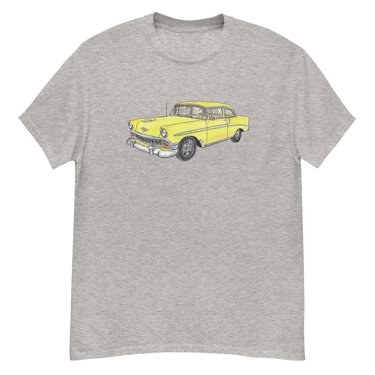 Classic 1956 C 2 Door Post Yellow Men's classic tee