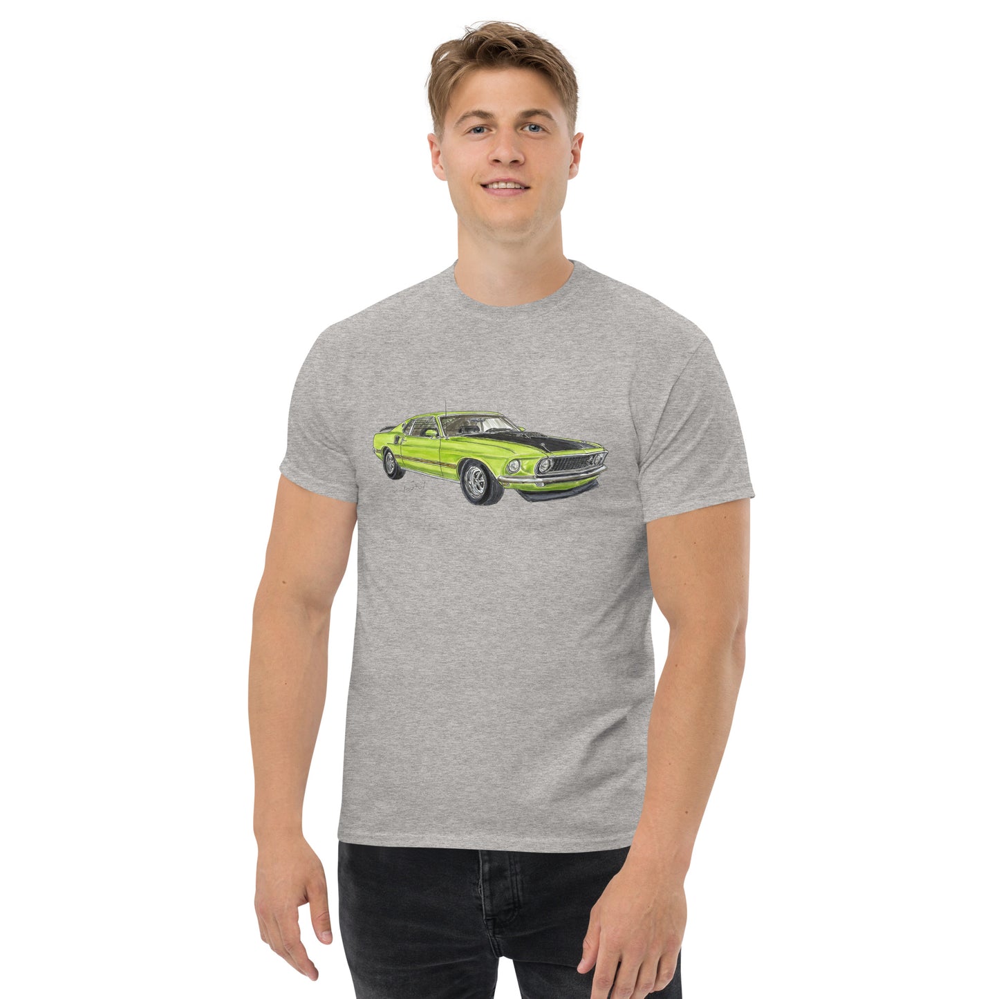 1969 M Mach 1 Green Men's classic tee