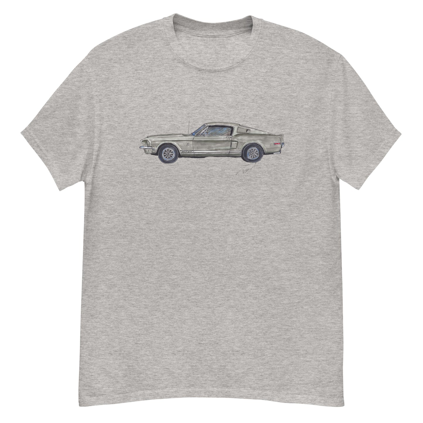 1968 M Shelby GT500 Silver Men's classic tee