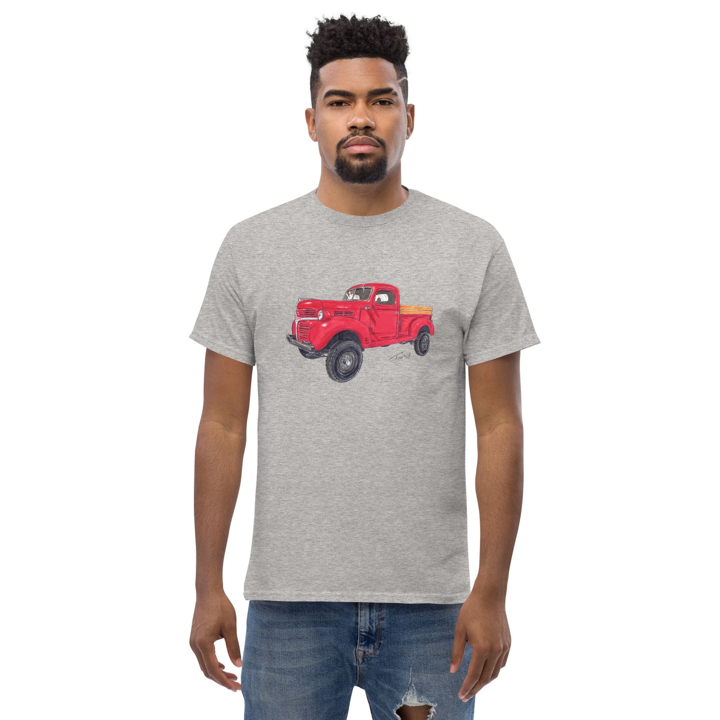 Vintage 1946 D Red Truck Men's classic tee