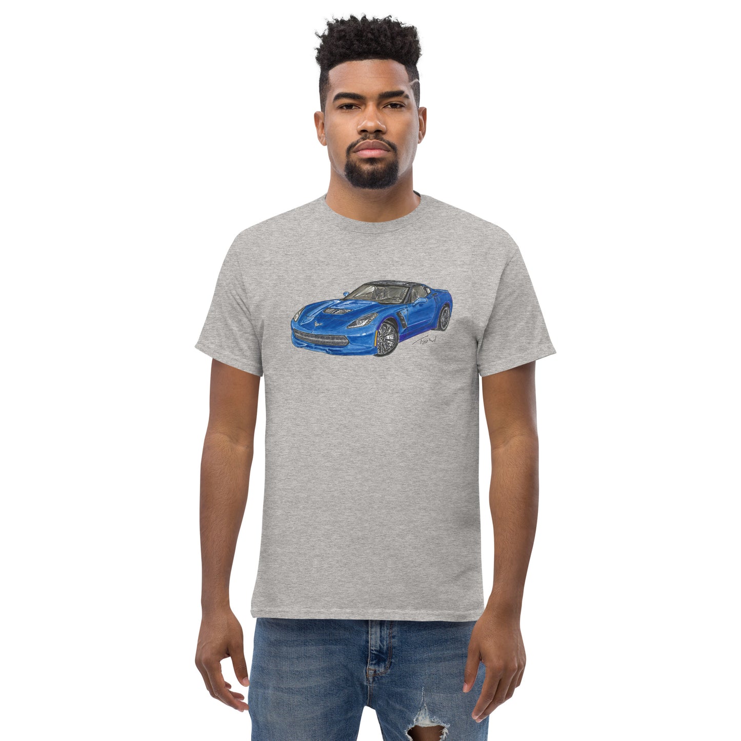 2015 C Stingray Blue Men's classic tee