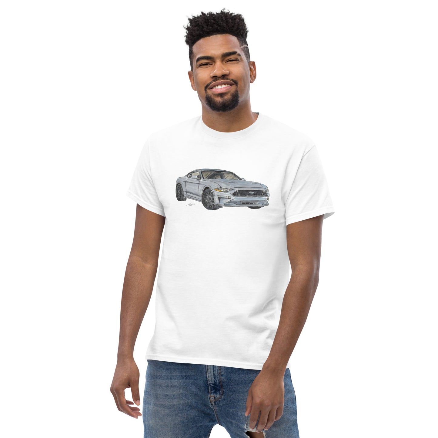 2021 FM GT350 Silver Men's classic tee