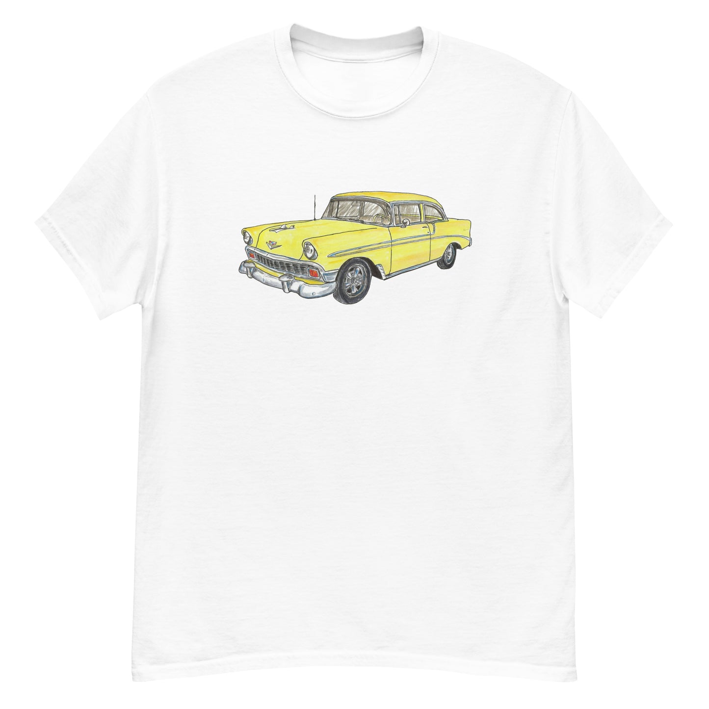 Classic 1956 C 2 Door Post Yellow Men's classic tee