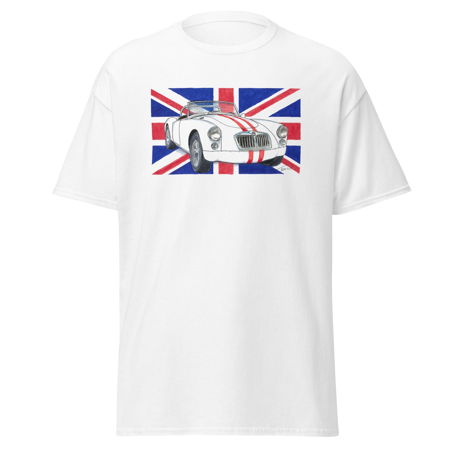 British 1962 MGA Union Jack Men's classic tee