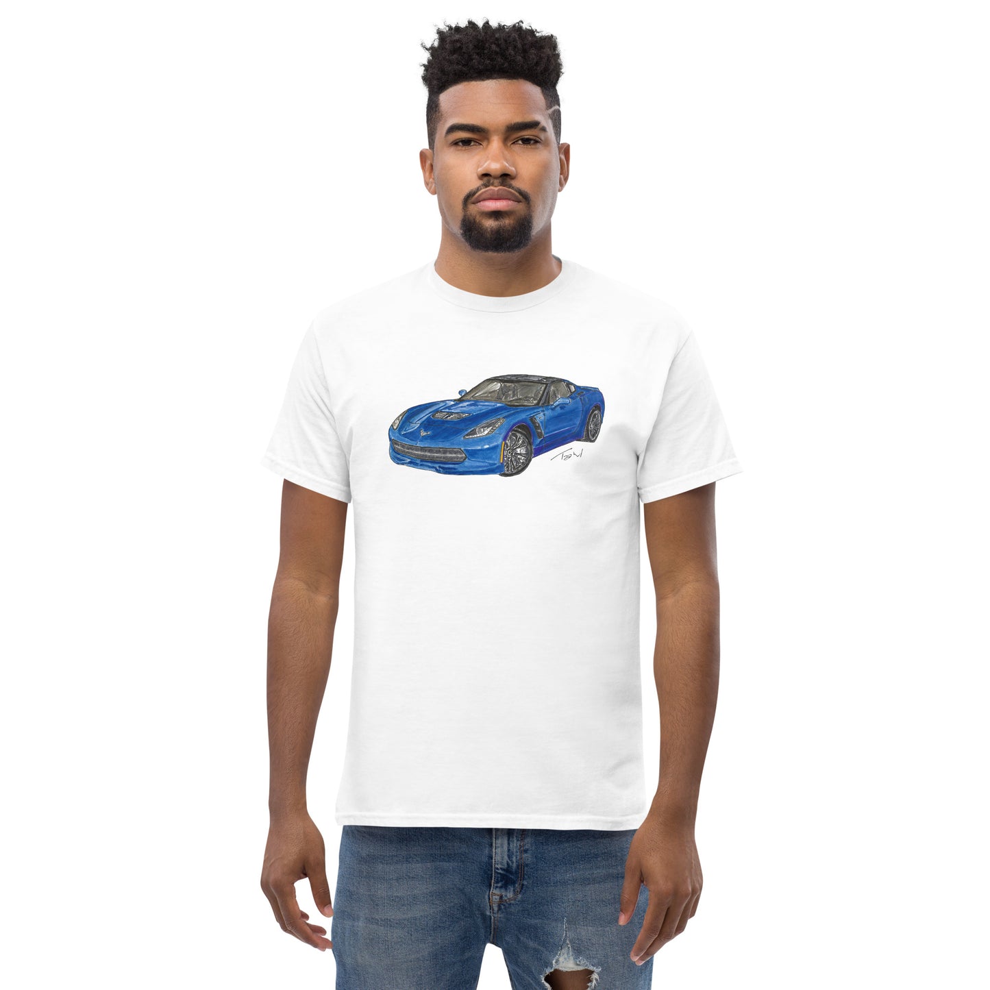 2015 C Stingray Blue Men's classic tee