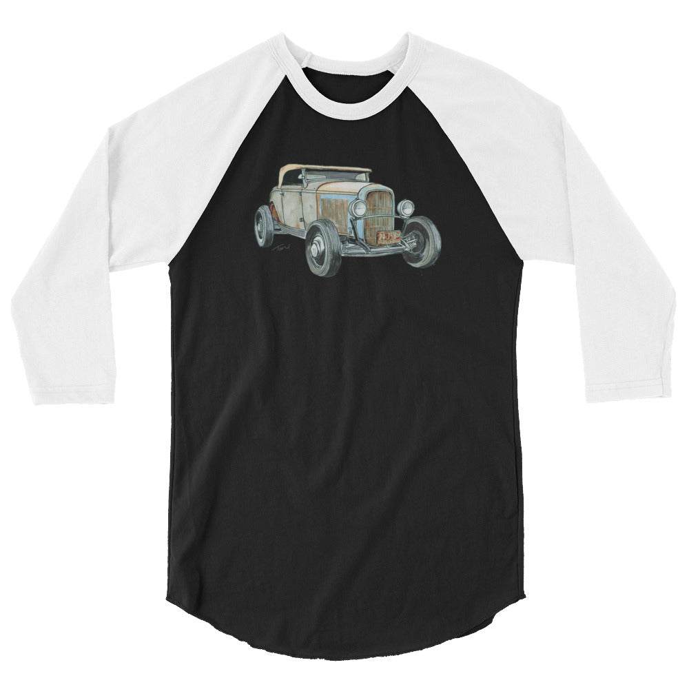 1932 F BF Roadster 3/4 sleeve raglan shirt