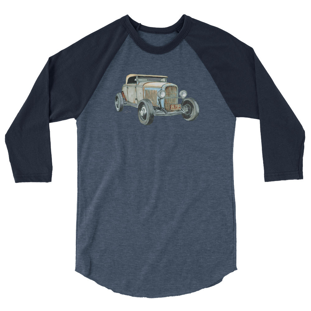 1932 F BF Roadster 3/4 sleeve raglan shirt