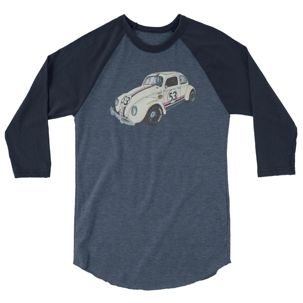 NASCAR Herbie 3/4 sleeve raglan shirt