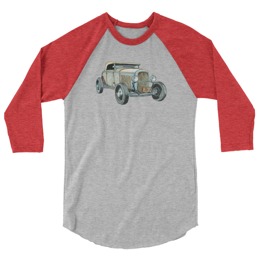 1932 F BF Roadster 3/4 sleeve raglan shirt