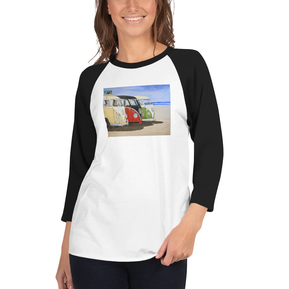 Dubs on the Beach 3/4 sleeve raglan shirt