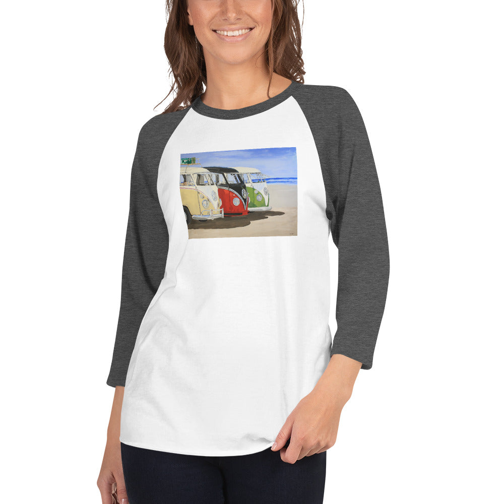 Dubs on the Beach 3/4 sleeve raglan shirt