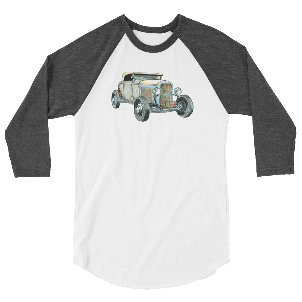 1932 F BF Roadster 3/4 sleeve raglan shirt