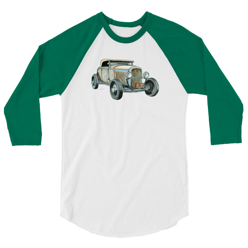 1932 F BF Roadster 3/4 sleeve raglan shirt