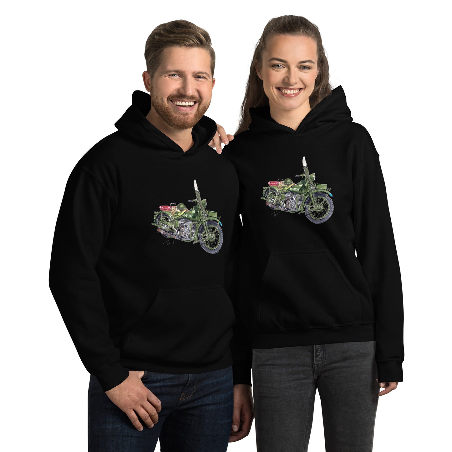 Model 42 WLC HD Motorcycle Unisex Hoodie