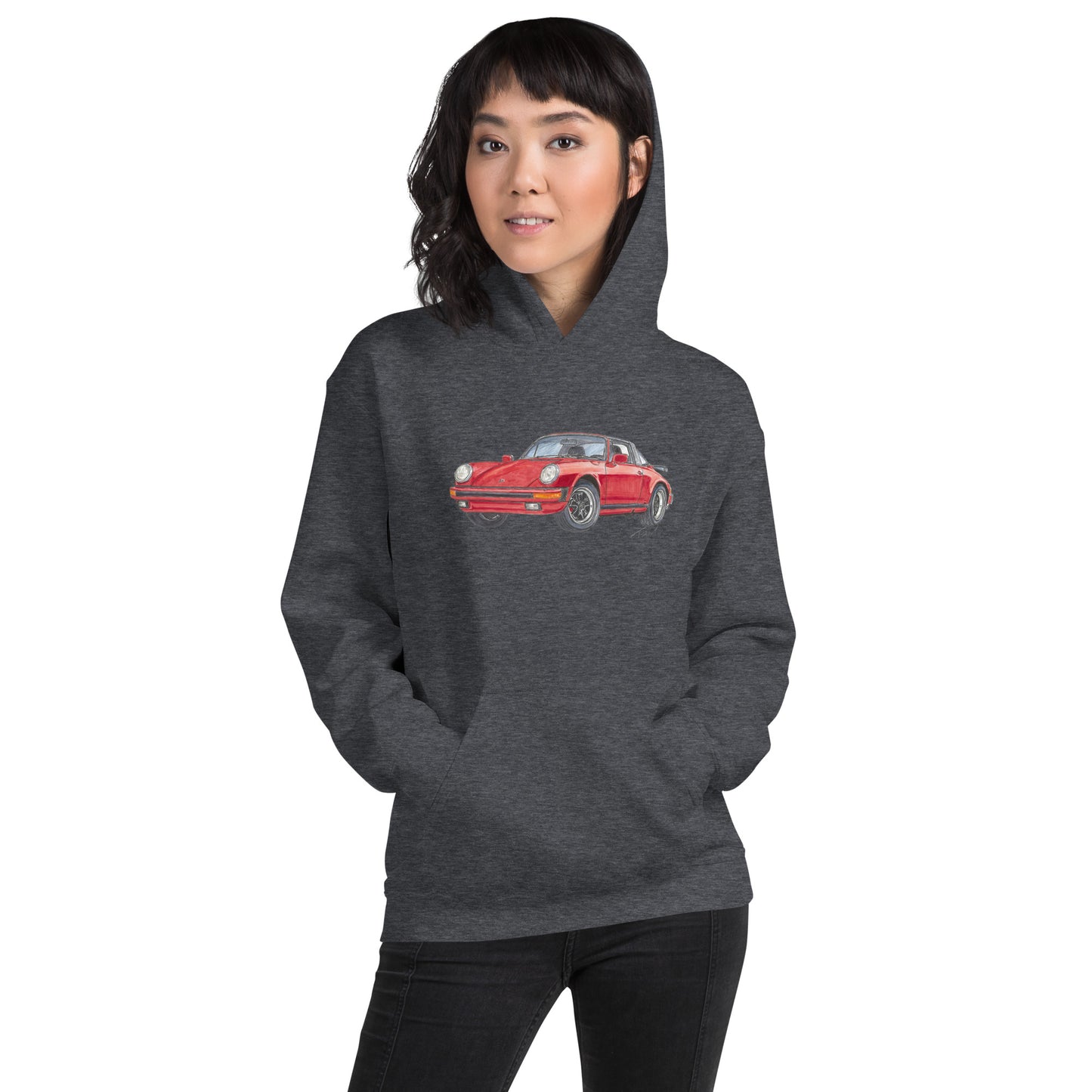 1975 911 Targa Red Unisex Hoodie