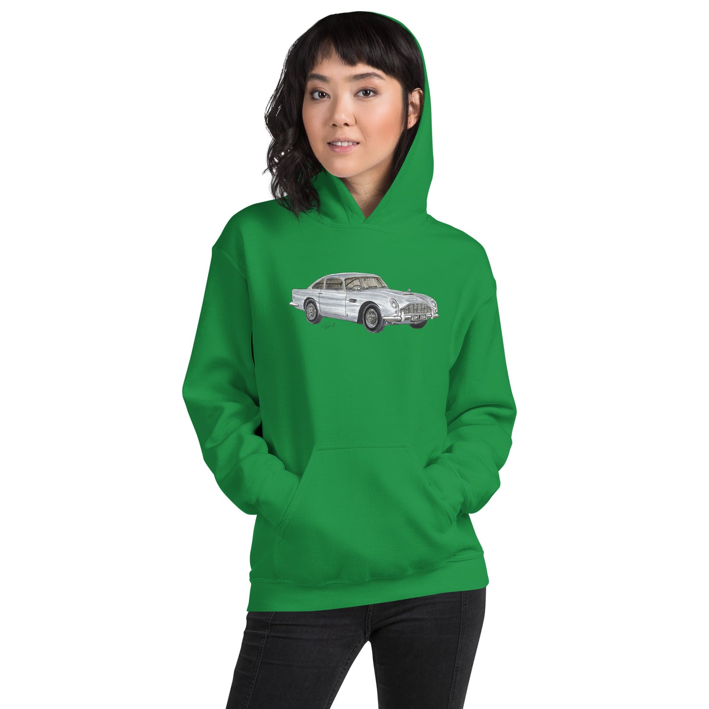 British 1965 AM DB5 Unisex Hoodie