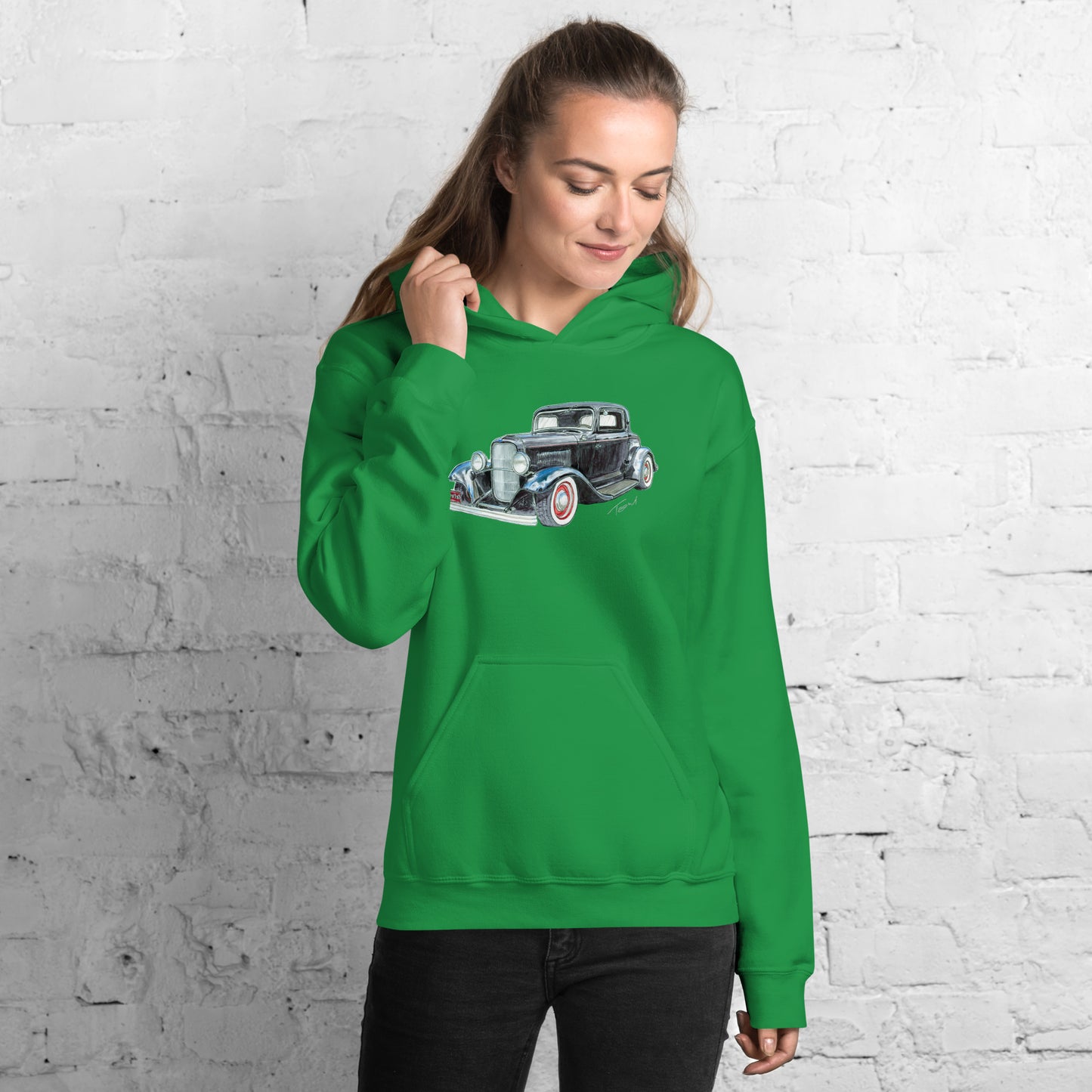 1932 F 3 Window Coupe Unisex Hoodie