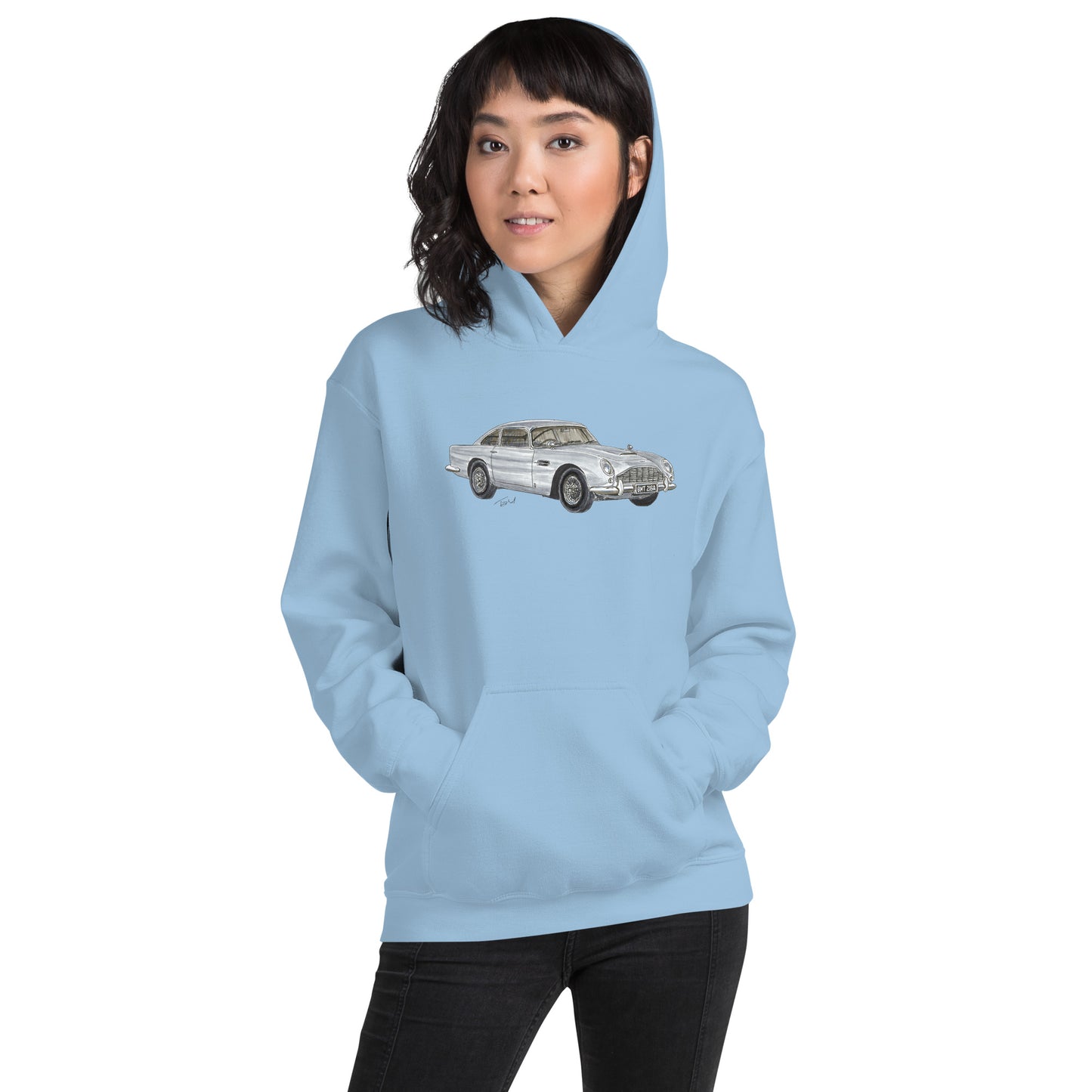 British 1965 AM DB5 Unisex Hoodie