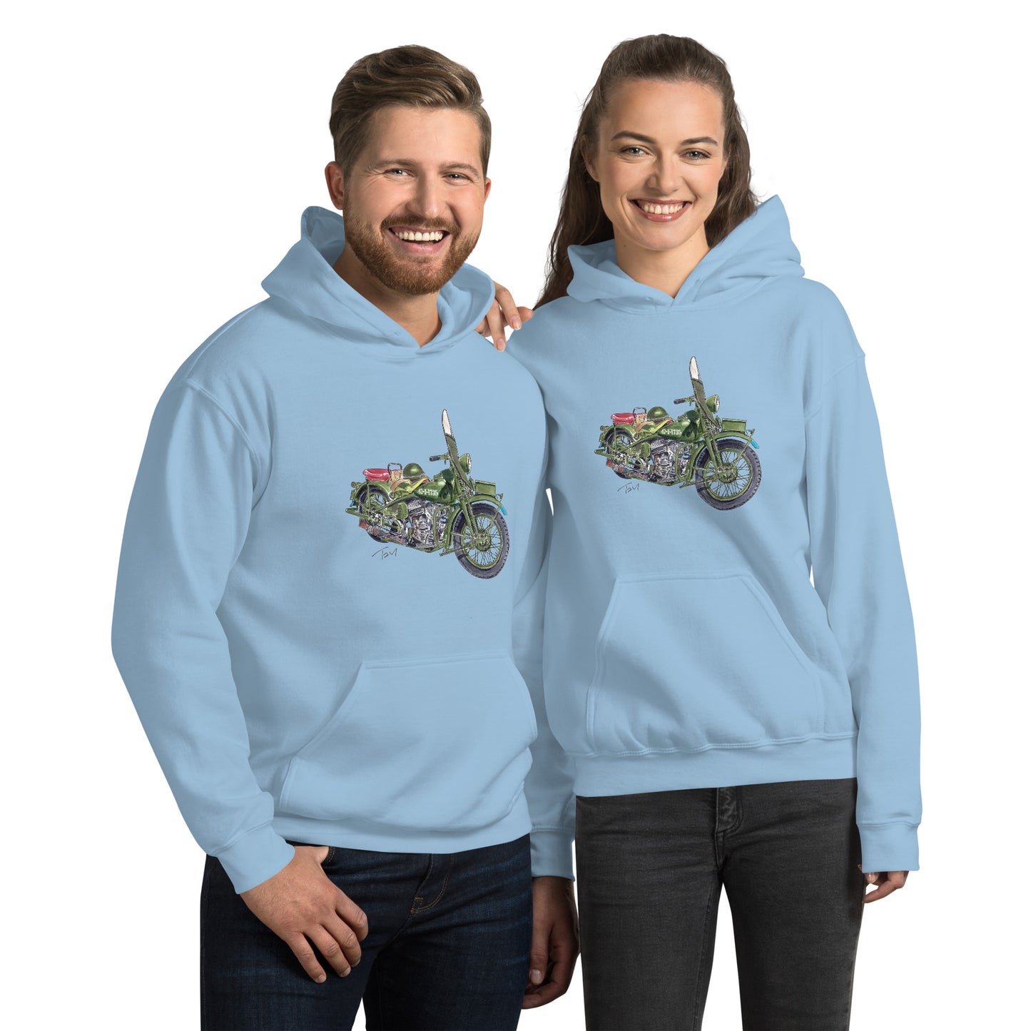 Model 42 WLC HD Motorcycle Unisex Hoodie