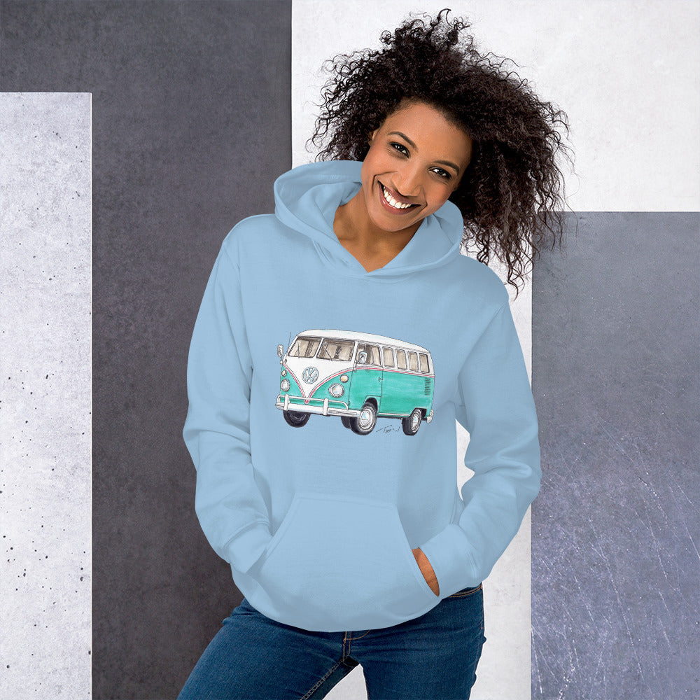 1967 Type2 Split Window Unisex Hoodie