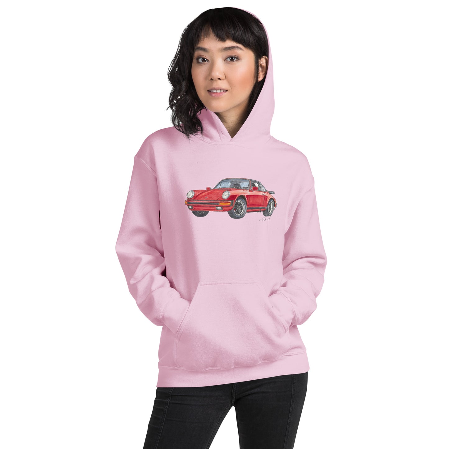 1975 911 Targa Red Unisex Hoodie