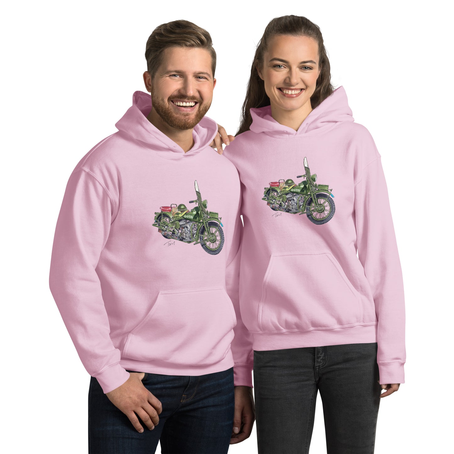 Model 42 WLC HD Motorcycle Unisex Hoodie