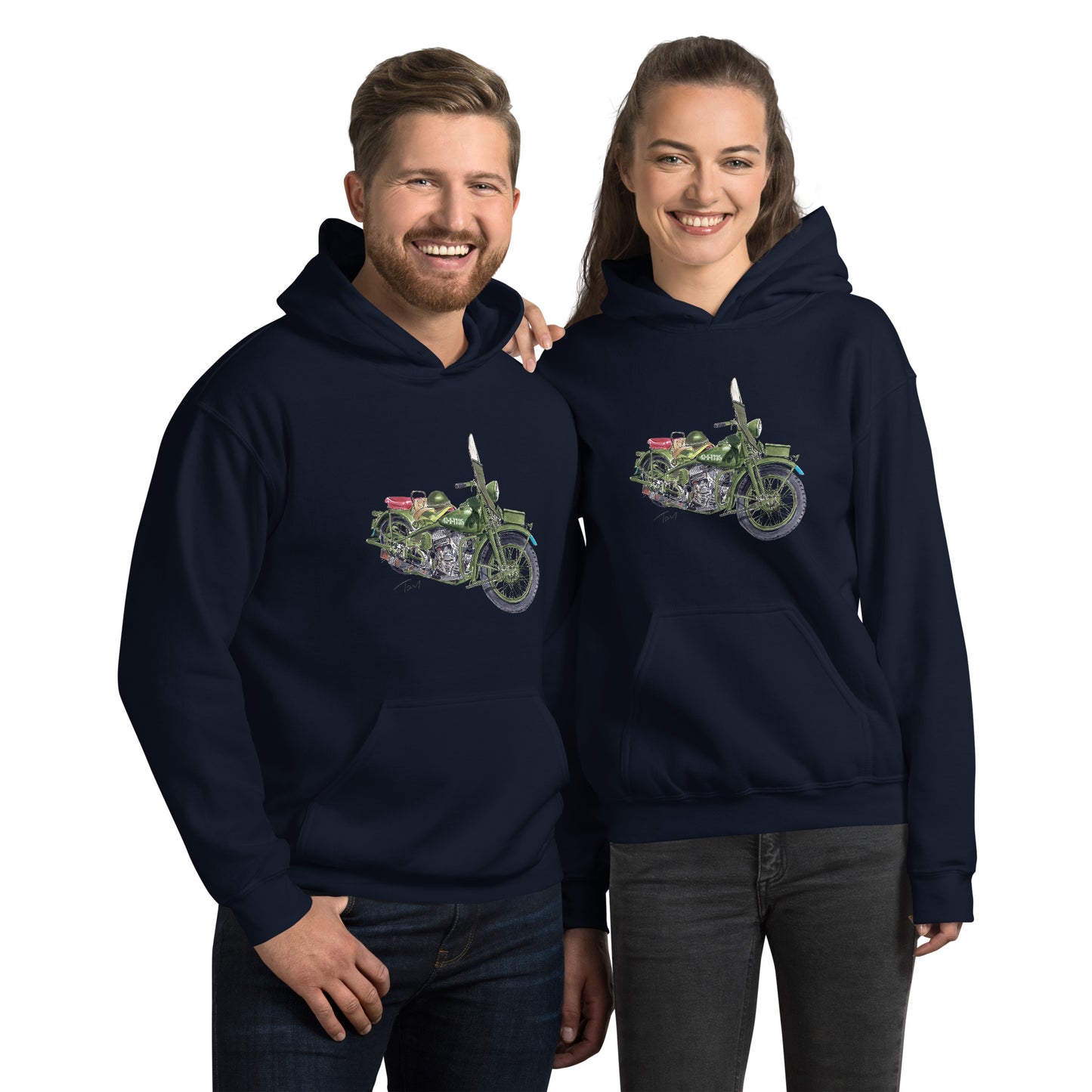 Model 42 WLC HD Motorcycle Unisex Hoodie