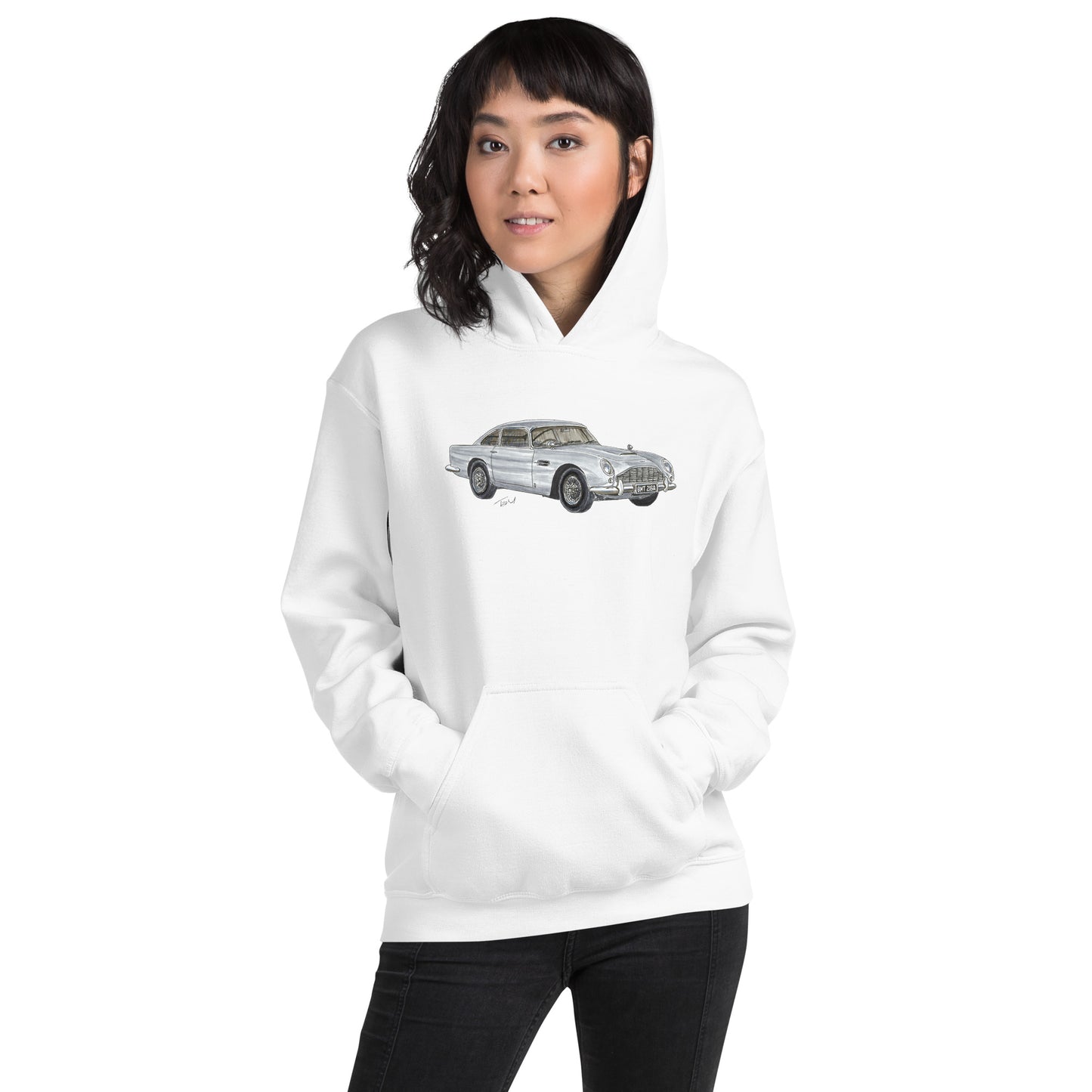 British 1965 AM DB5 Unisex Hoodie