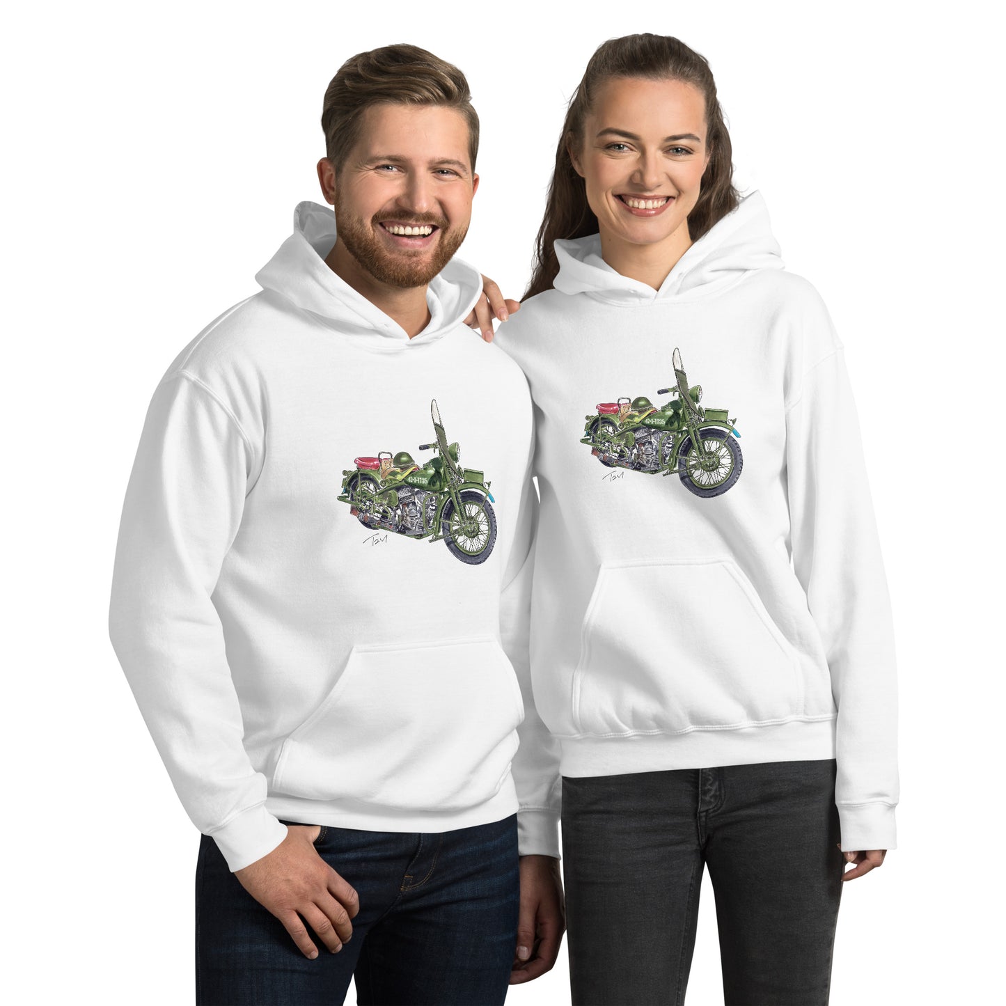 Model 42 WLC HD Motorcycle Unisex Hoodie