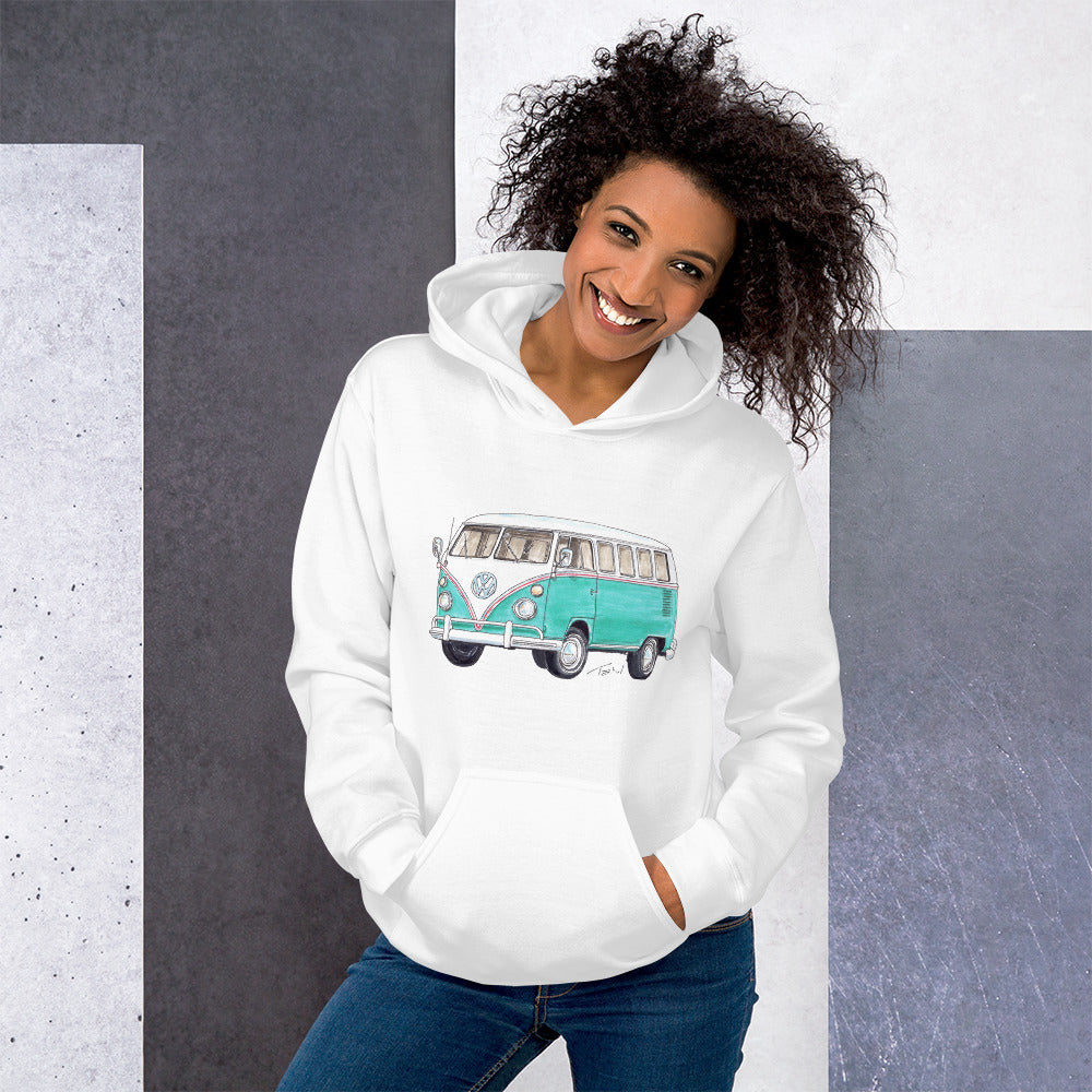 1967 Type2 Split Window Unisex Hoodie