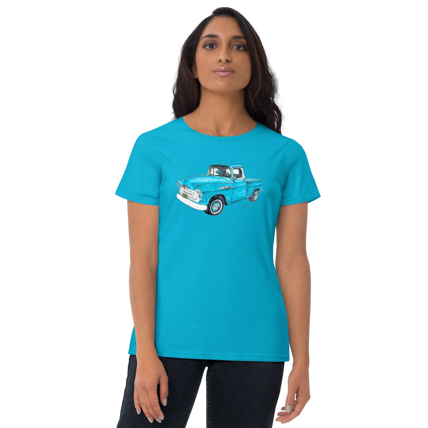 Vintage 1957 C Truck Blue Women's short sleeve t-shirt