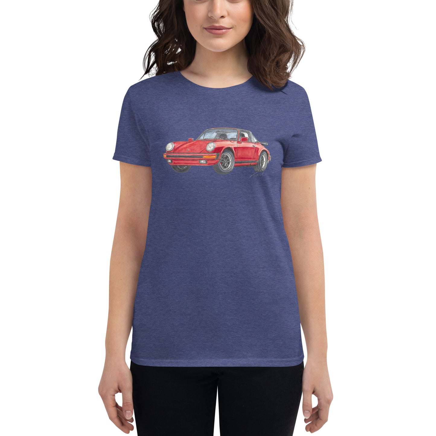 1975 911 Targa Red Women's short sleeve t-shirt