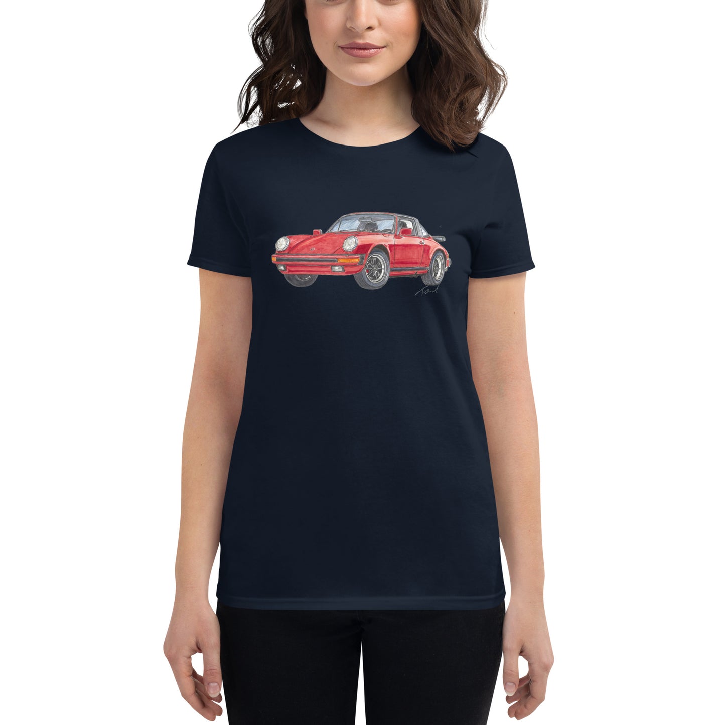 1975 911 Targa Red Women's short sleeve t-shirt