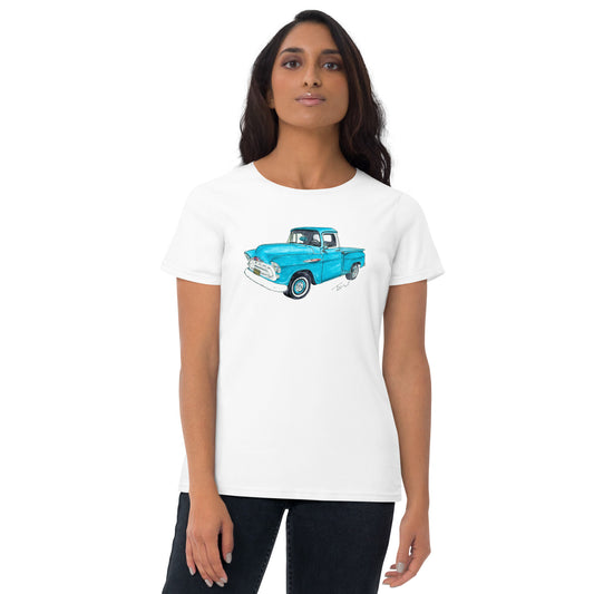Vintage 1957 C Truck Blue Women's short sleeve t-shirt