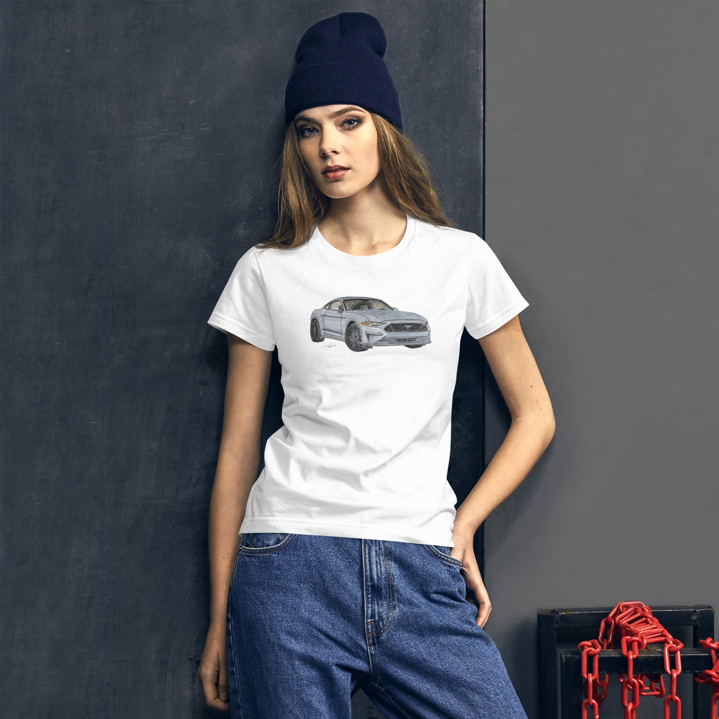 2021 FM GT350 Silver Women's short sleeve t-shirt