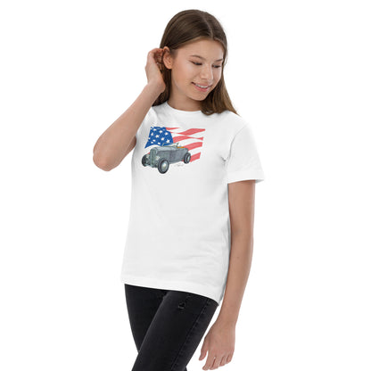 1932 F Roadster USA Flag Youth jersey t-shirt