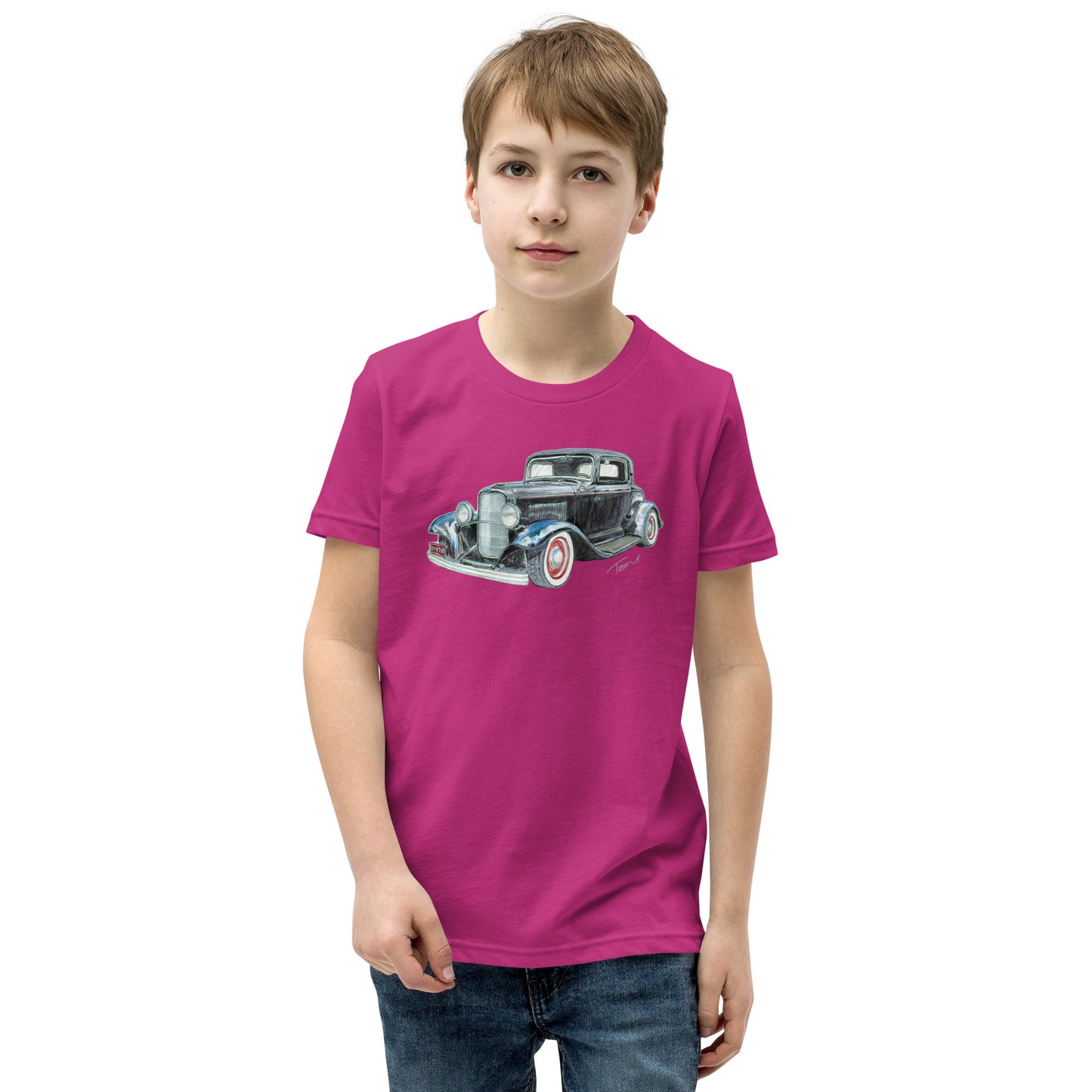 1932 F 3 Window Coupe Youth Short Sleeve T-Shirt