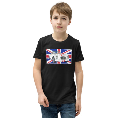 British 1962 MGA Union Jack Youth Short Sleeve T-Shirt