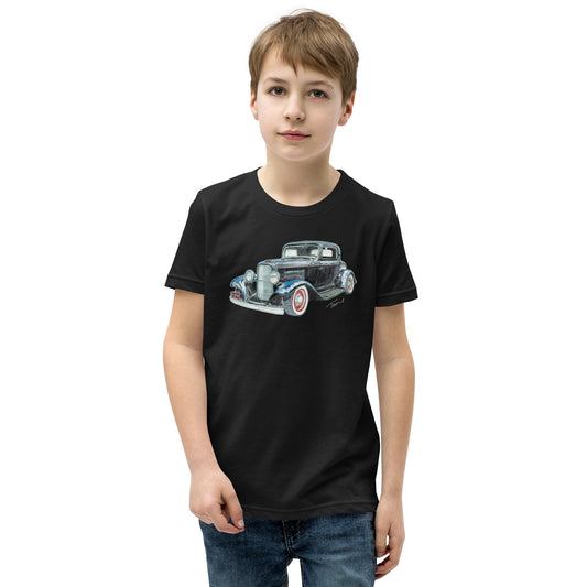 1932 F 3 Window Coupe Youth Short Sleeve T-Shirt