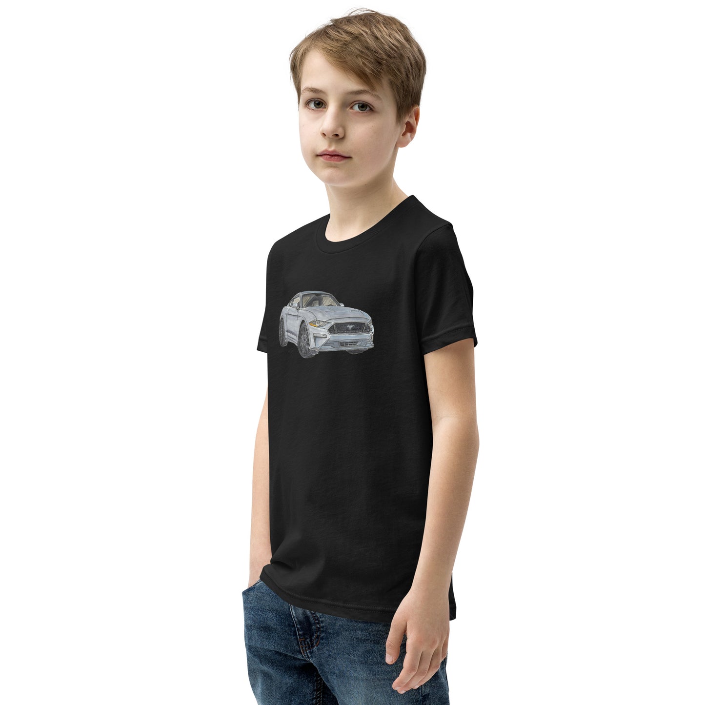 2021 FM GT350 Silver Youth Short Sleeve T-Shirt