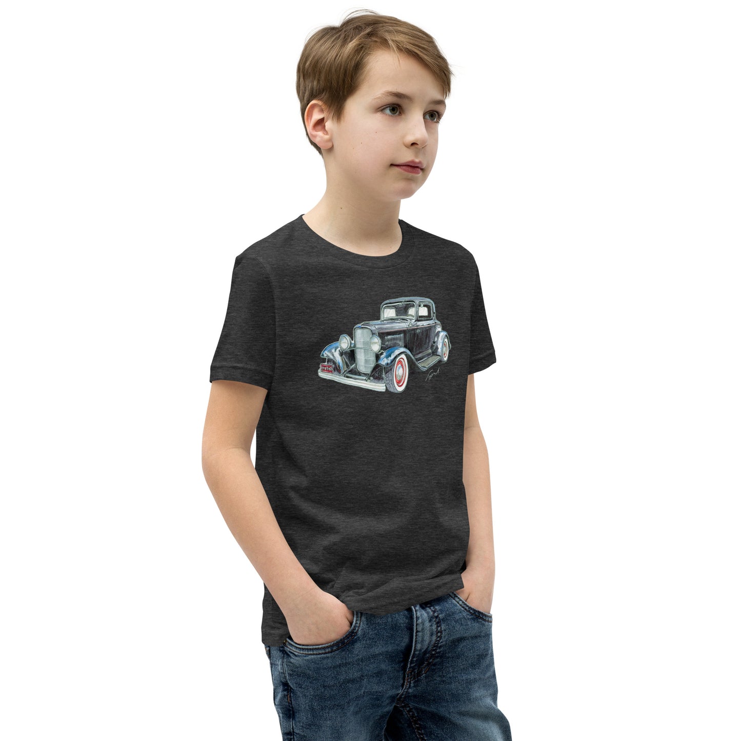 1932 F 3 Window Coupe Youth Short Sleeve T-Shirt